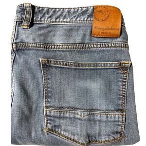 Tommy Bahama Jeans Denim Blue Straight Leg Casual Comfort Waist 38 Inseam 32
